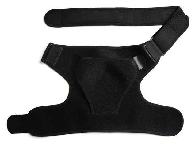Soporte Hombro Deporte Protección Refuerzo Velcro Ajustable-0