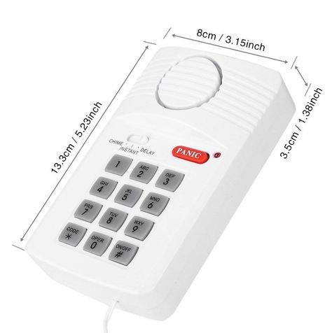 Sistema Alarma Sensor Movimiento Seguridad Código Local Casa-2