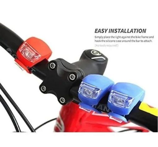 Malker Bicycle Light Delante Y Detrás Silicone Led Bike Set-2