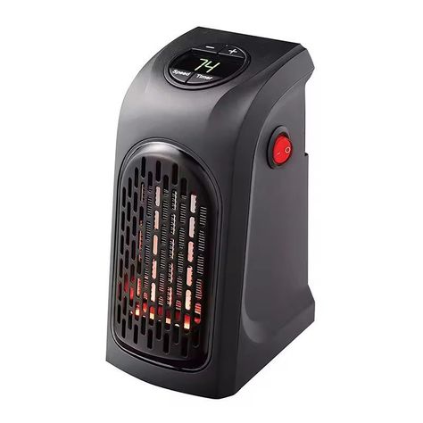 Mini Calefactor Calentador Eléctrico Portátil Estufa 400w-0