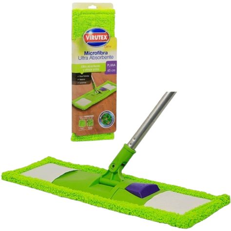 Mopa Trapeador Microfibra Lavable Absorbente 45 cm Virutex-6