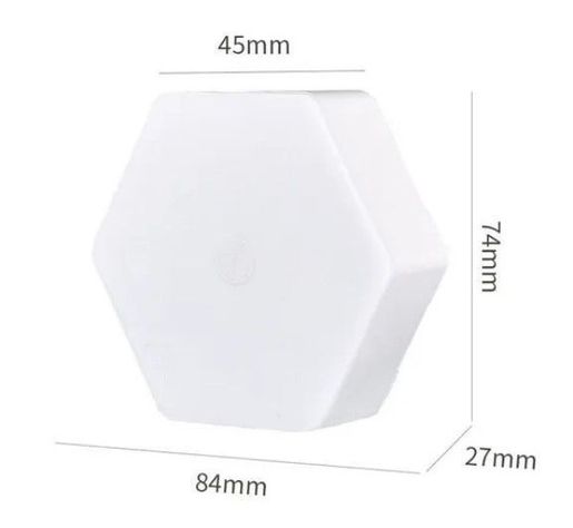 Pack 3 Luz Led Hexagonal Portátil Con Control Remoto Y Timer-1