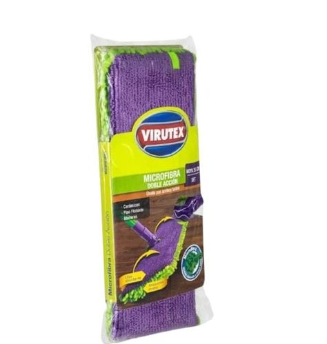 Mopa Trapeador Microfibra Atrapa Polvo Lavable Virutex 35 cm-1