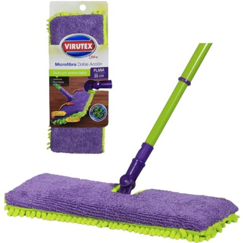 Mopa Trapeador Microfibra Atrapa Polvo Lavable Virutex 35 cm-5