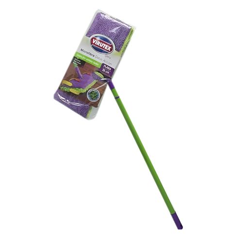 Mopa Trapeador Microfibra Atrapa Polvo Lavable Virutex 35 cm-6