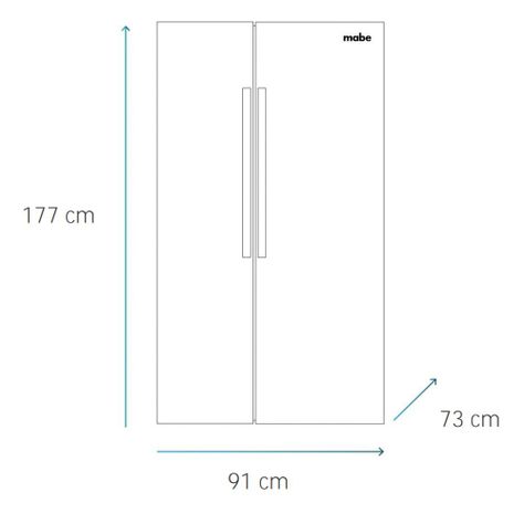 Refrigerador Side by Side 631L Brts Vidrio Mabe MSC631LKLNG0-9