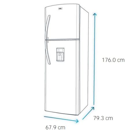 Refrigerador No Frost 400 L Brutos Platinum Mabe RMP400FYUT-9