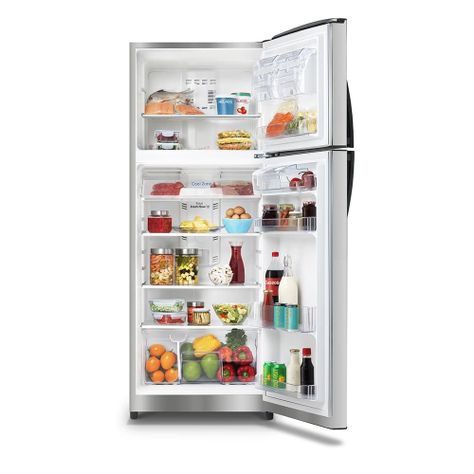 Refrigerador No Frost 400Lts Brutos Inox Mabe RMP410FZUU-2