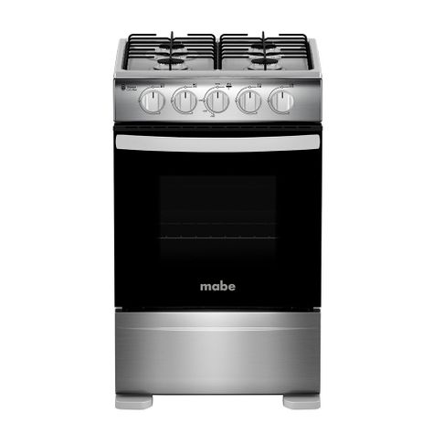 Cocina de Piso a Gas 51 cm Inox Mabe CMC20AXX-2-0