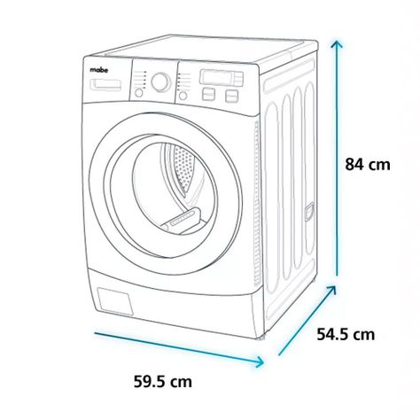 Secadora Eléctrica 10kg Blanca Mabe Sem101bdby-6