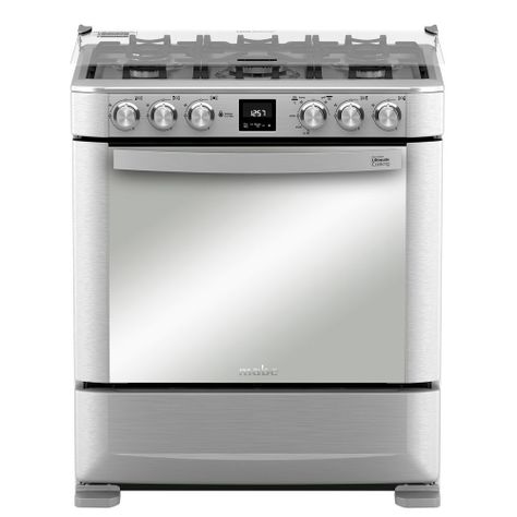 Cocina De Piso A Gas 76cm Inox Mabe Andes7670fx1-0