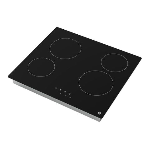 Encimera Eléctrica 60cm Vitrocerámica Negro Ge Pg6040evn0-1