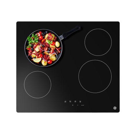 Encimera Eléctrica 60cm Vitrocerámica Negro Ge Pg6040evn0-2