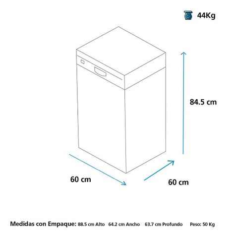 Lavavajillas Portátil 14 Cubiertos Inoxidable GE GLV14FSITSS0-4