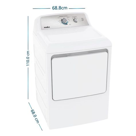 Secadora Eléctrica Frontal 20 Kg Blanca Mabe SME26N5MNBCL0-1