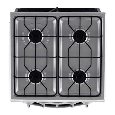Cocina De Piso A Gas 52cm Blanca Mabe Cmc20abx-6-1