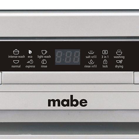 Lavavajillas Portátil 14 Cubiertos Inox Mabe MLV14FSITSS0-4