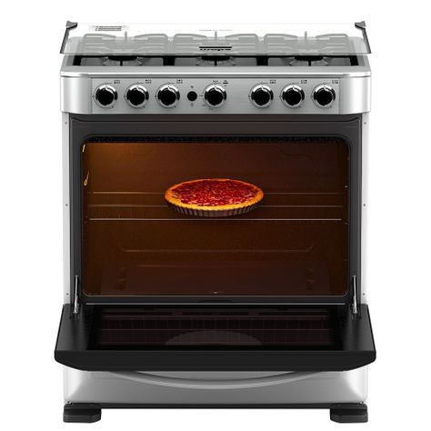Cocina De Piso A Gas 76cm Silver Mabe Andes7620ag0-6