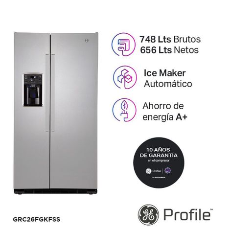 Refrigerador Side By Side 656 Lts Netos Inox GE Profile GRC26FGKFSS  -1