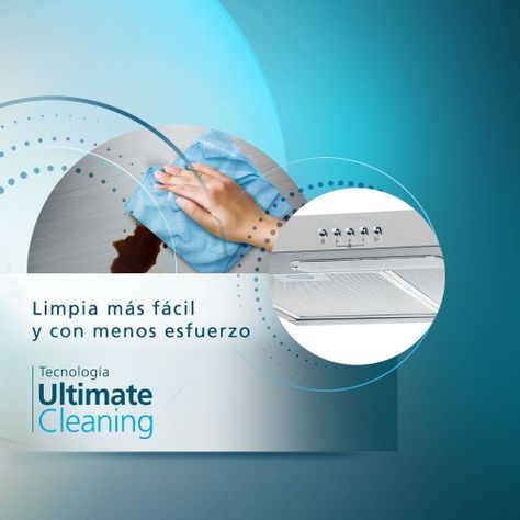 Campana De Pared 60cm Inoxidable Mabe Cm6045xv0-3