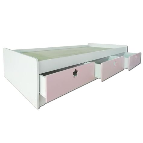 Cama 3 C Rosado Flor 1-2
