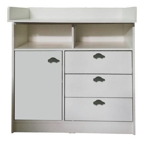 Comoda Mudador Blanco Auto-1
