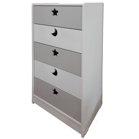 Cajonera 5 C Blanco Gris-0