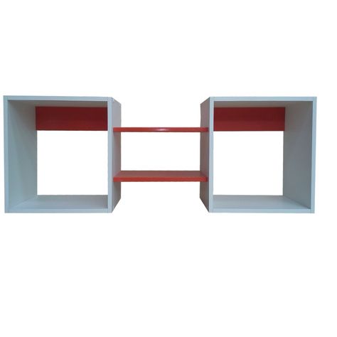 Repisa Cubo Roja-0