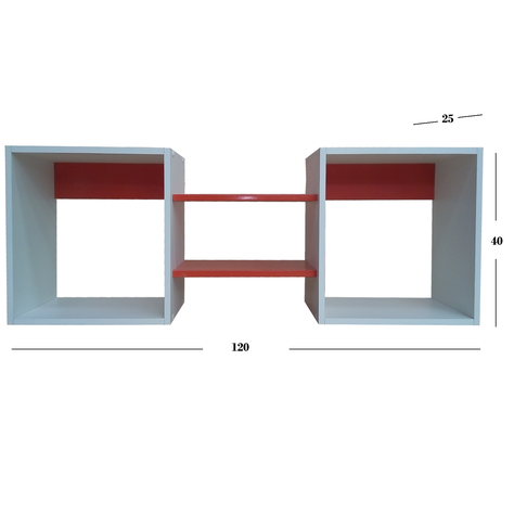 Repisa Cubo Roja-3