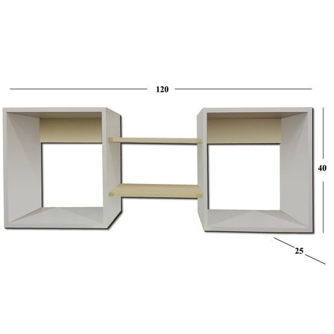 Repisa Cubo Beige-0