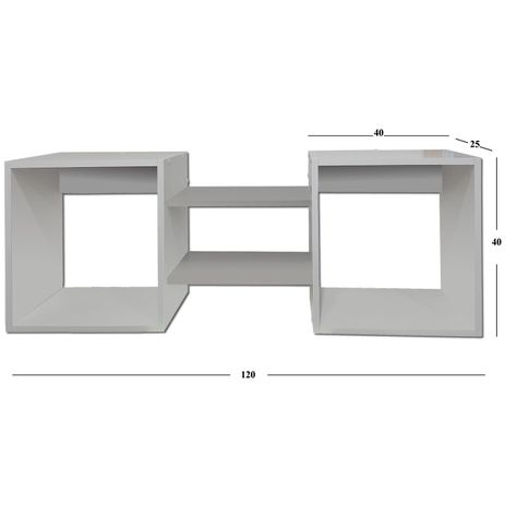 Repisa Cubo Gris-0