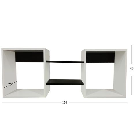 Repisa Cubo Negra-0