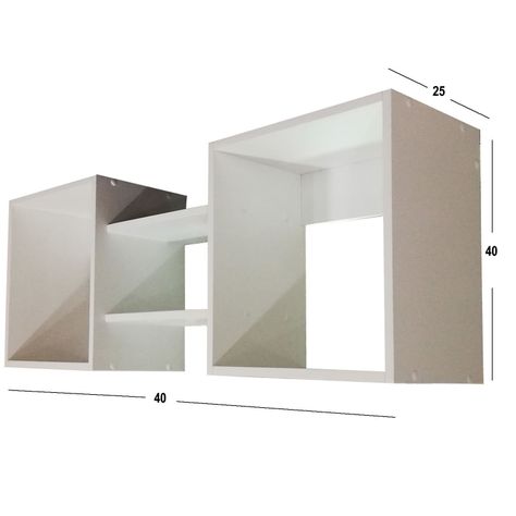 Repisa Cubo Blanca-2