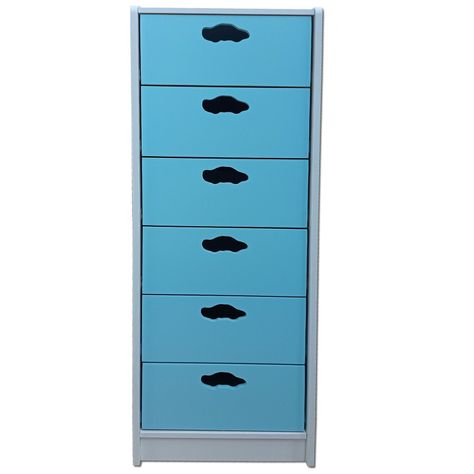Cajonera 6 C Celeste Auto Slim-0