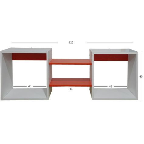 Repisa Cubo Naranja-1