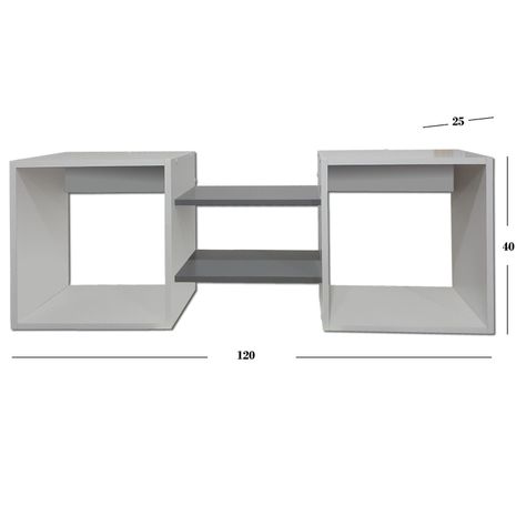 Repisa Cubo Grafito-0