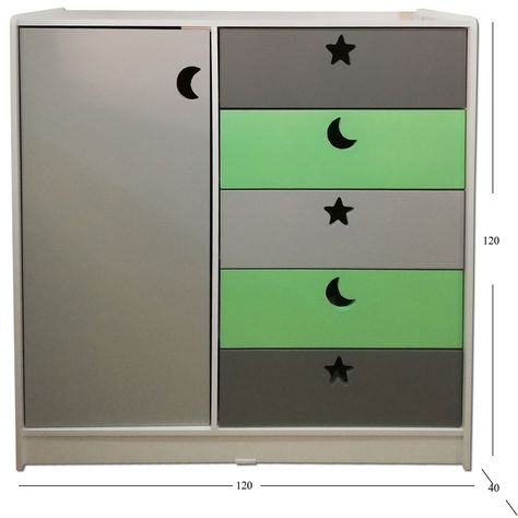 Mini Closet  Verde Gris-2