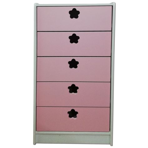 Cajonera 5 C Rosado Flor-2