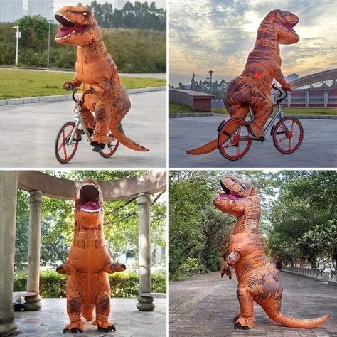 DISFRAZ INFLABLE DINOSAURIO REX -1