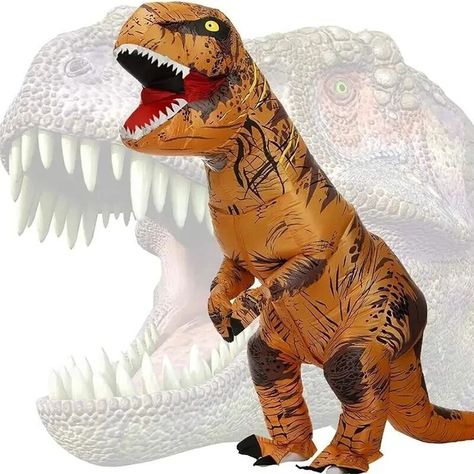DISFRAZ INFLABLE DINOSAURIO REX -2