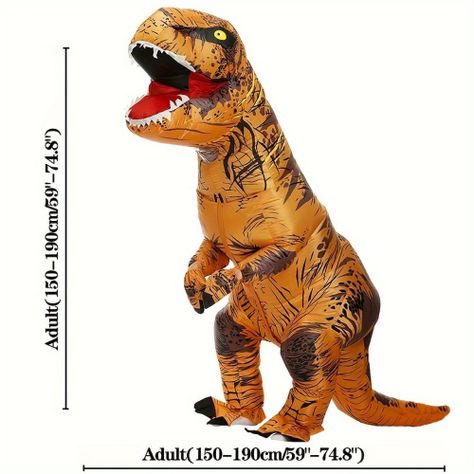 DISFRAZ INFLABLE DINOSAURIO REX -3