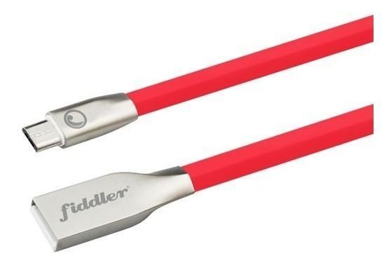 Cable Micro Usb A Usb 2.0 Fiddler Rojo-0