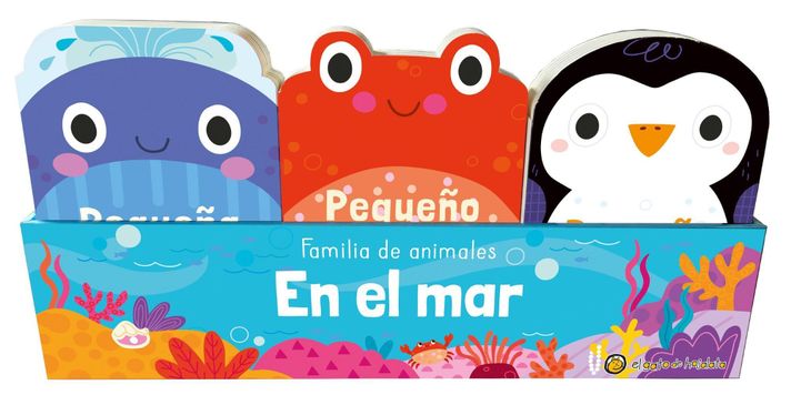 Familia de animales - Mar - Cangrejo + pingüino + ballena-0