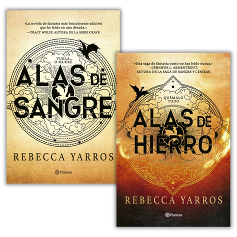 Pack Empíreo 1 y  2:  Alas Sangre + Hierro - Rebecca Yarros-0
