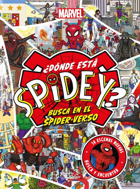 Libro Dónde está Spidey - Marvel --0