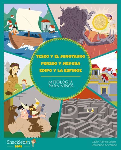 Teseo Y El Minotauro - Perseo Y Medusa - Edipo Y La Esfinge-0