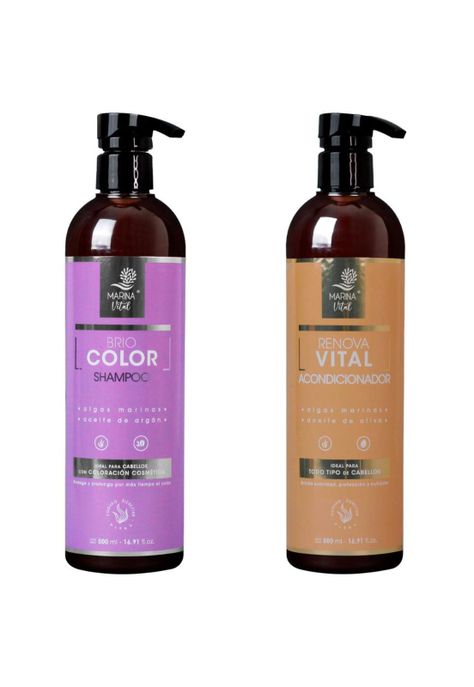 Shampoo Briocolor 500ml Y Acondicionador 500 ml Marina Vital-0