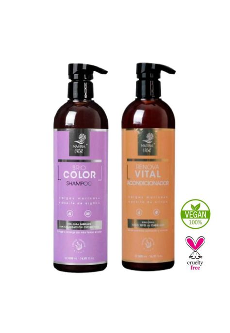 Shampoo Briocolor 500ml Y Acondicionador 500 ml Marina Vital-2