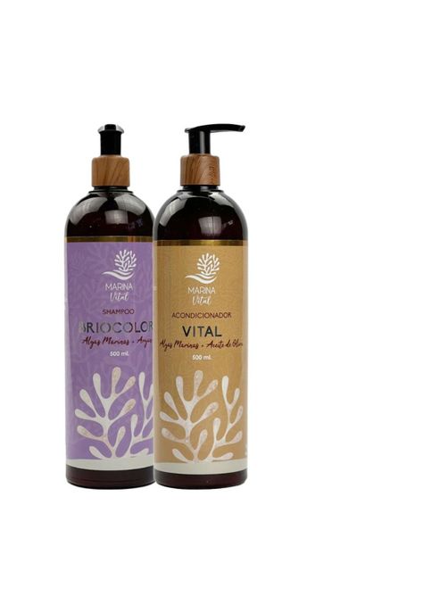 Shampoo Briocolor 500ml Y Acondicionador 500 ml Marina Vital-4