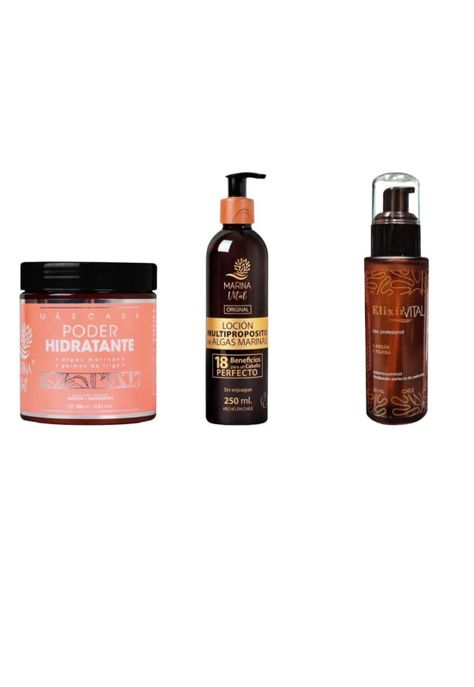Mascara Poder Hidrante 500ml+Locion Multiproposito 250ml+serum 60 ml MV-0